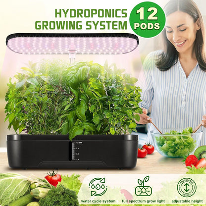 Indoor Garden Growing System Hydroponic Kit