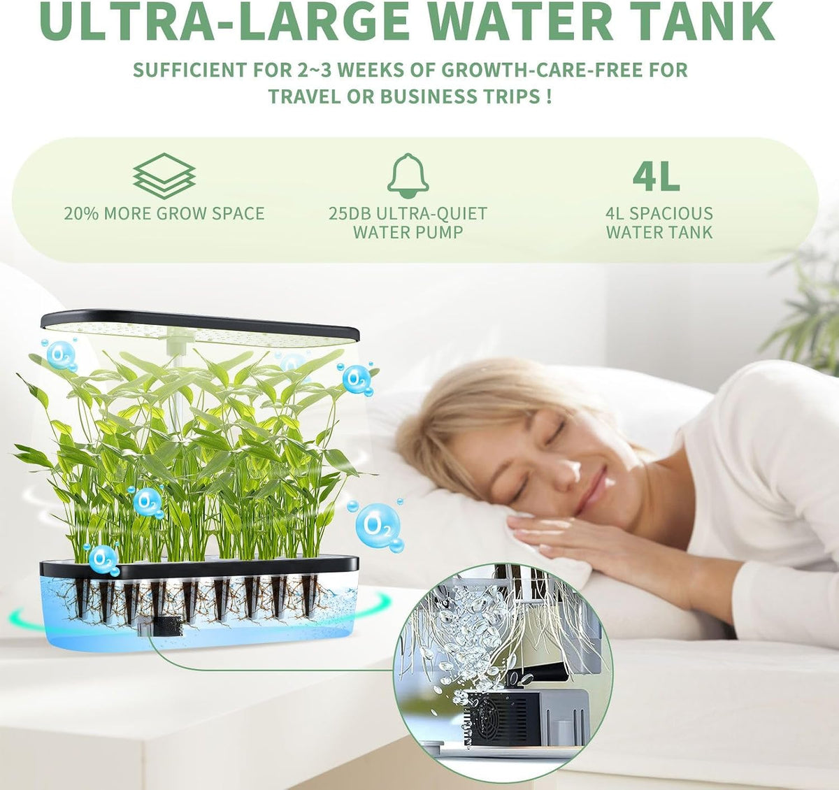 Indoor Garden Growing System Hydroponic Kit