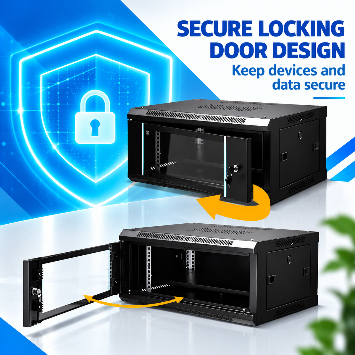 6U Cabinet Server Network Data Rack Wall Mount