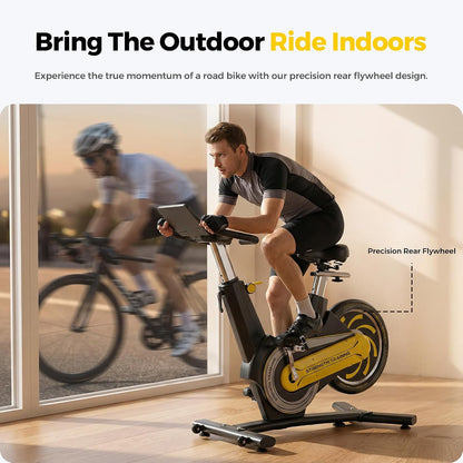 Adjustable Exercise Bike Spin Bike Heavy Duty