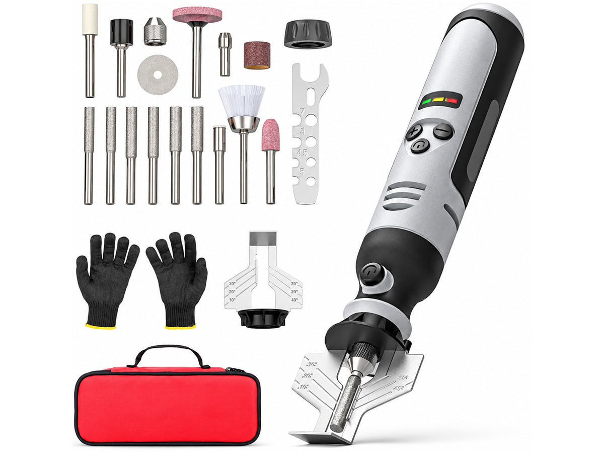 Cordless Electric Chainsaw Sharpener Kit