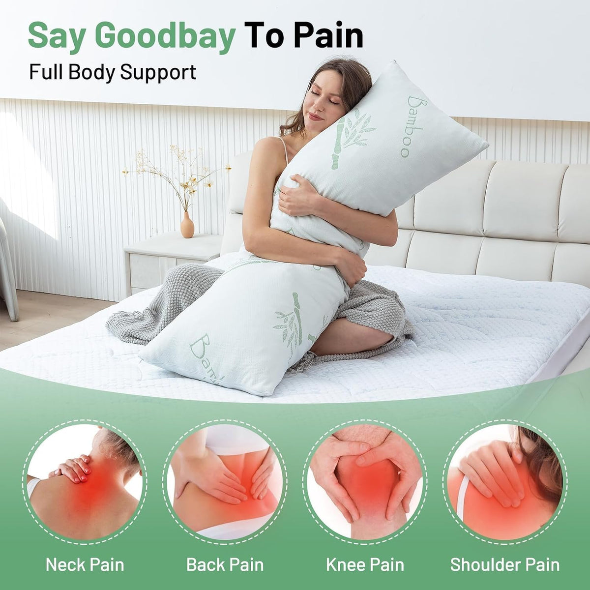Body Pillow Support Long Pillow