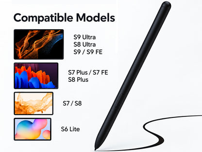 Stylus Pen for Samsung Galaxy TABS7/S6lite/S7+/S8/S8+ Black Aftermarket
