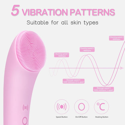 Electric Facial Cleansing Brush Waterproof