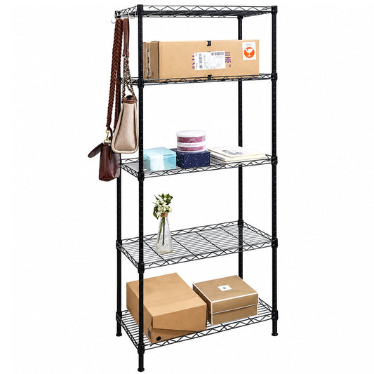 5-Tier Metal Storage Shelving Display Rack
