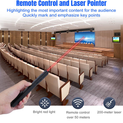 USB Wireless Presenter Laser Pointer Rechargeable