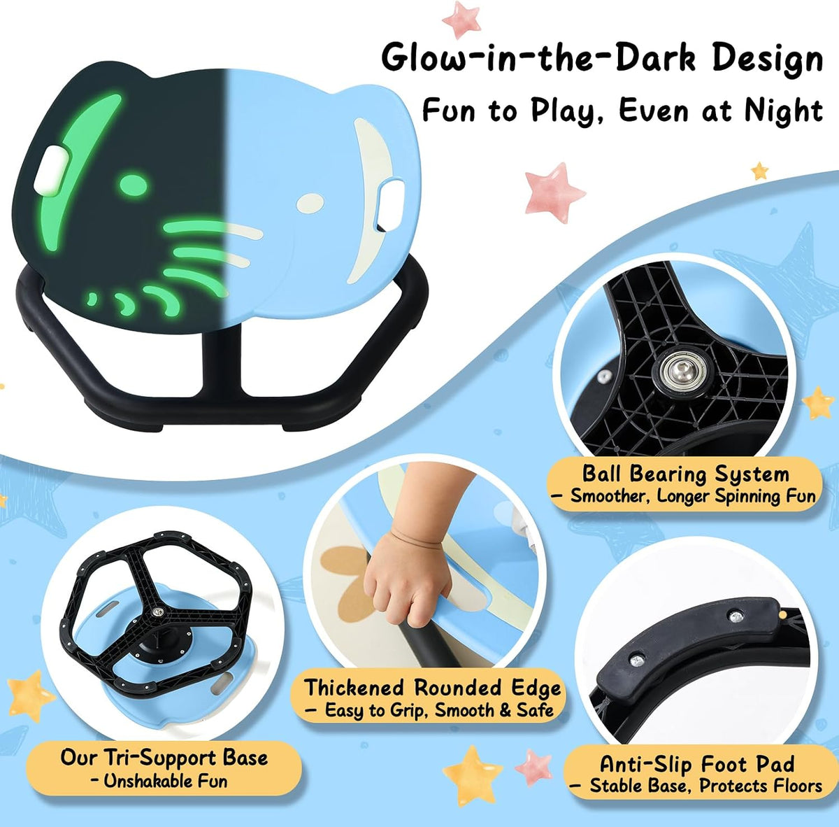 Kids Sensory Spinning Chair