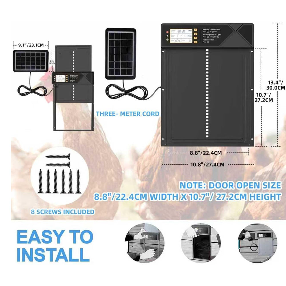 Automatic chicken coop door