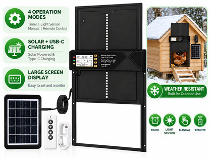 Automatic chicken coop door