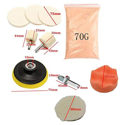 Car Cerium Oxide Powder Glass Polishing Set