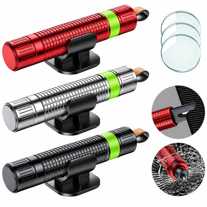 Car Safety Hammer, 2-in-1 Car Window Breaker with Seat Belt Cutter