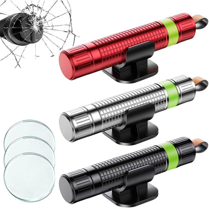 Car Safety Hammer, 2-in-1 Car Window Breaker with Seat Belt Cutter