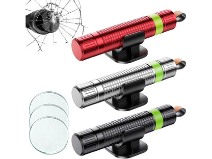 Car Safety Hammer, 2-in-1 Car Window Breaker with Seat Belt Cutter