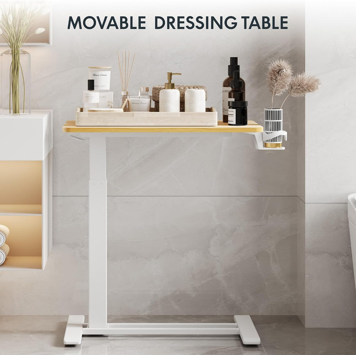 Overbed Bedside Table Bed Desk Adjustable