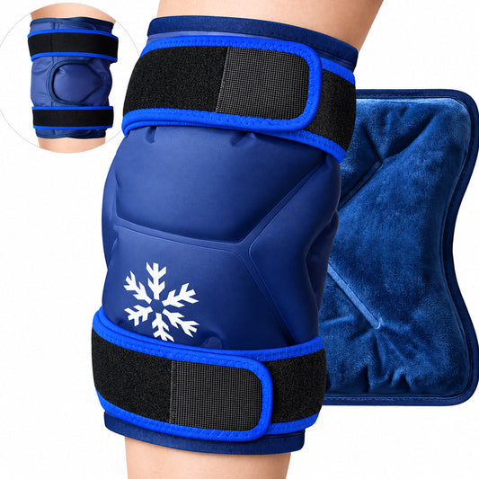 Ice Pack for Knee Pain Relief Reusable Gel Ice Wrap for Leg Injuries