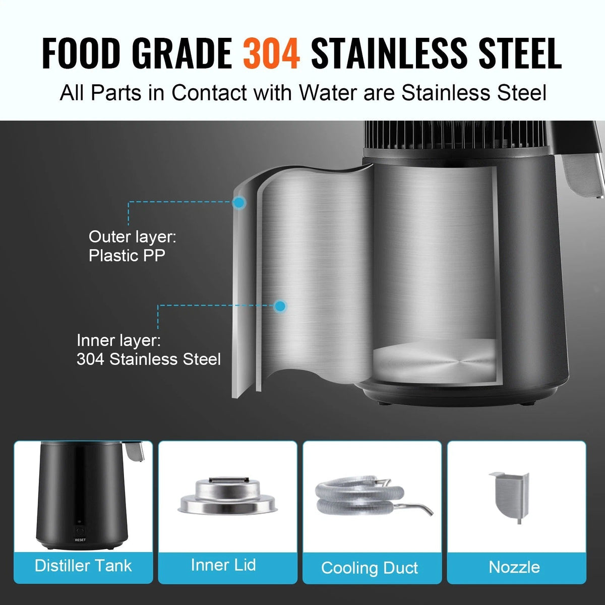 Water Distiller 4L