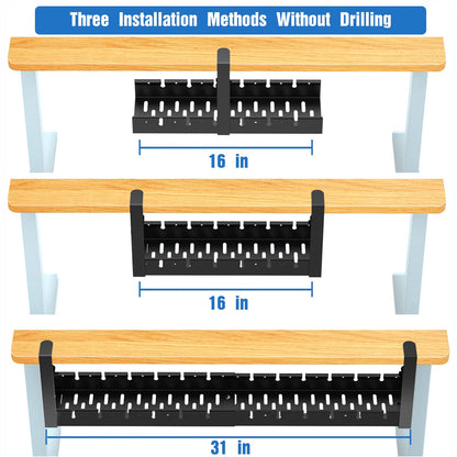 Under Desk Cable Management Rack 79 CM