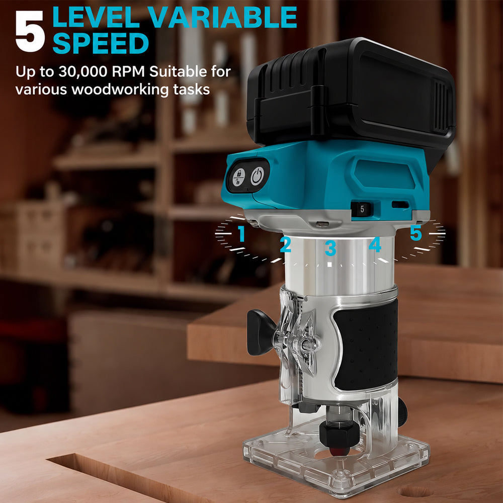 Cordless Wood Router Tool 880W for Makita 18V Battery