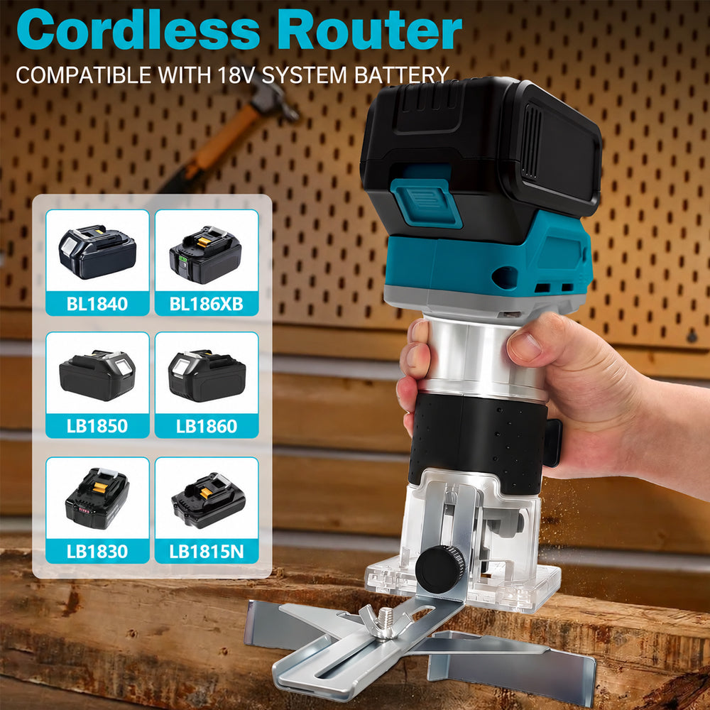 Cordless Wood Router Tool 880W for Makita 18V Battery