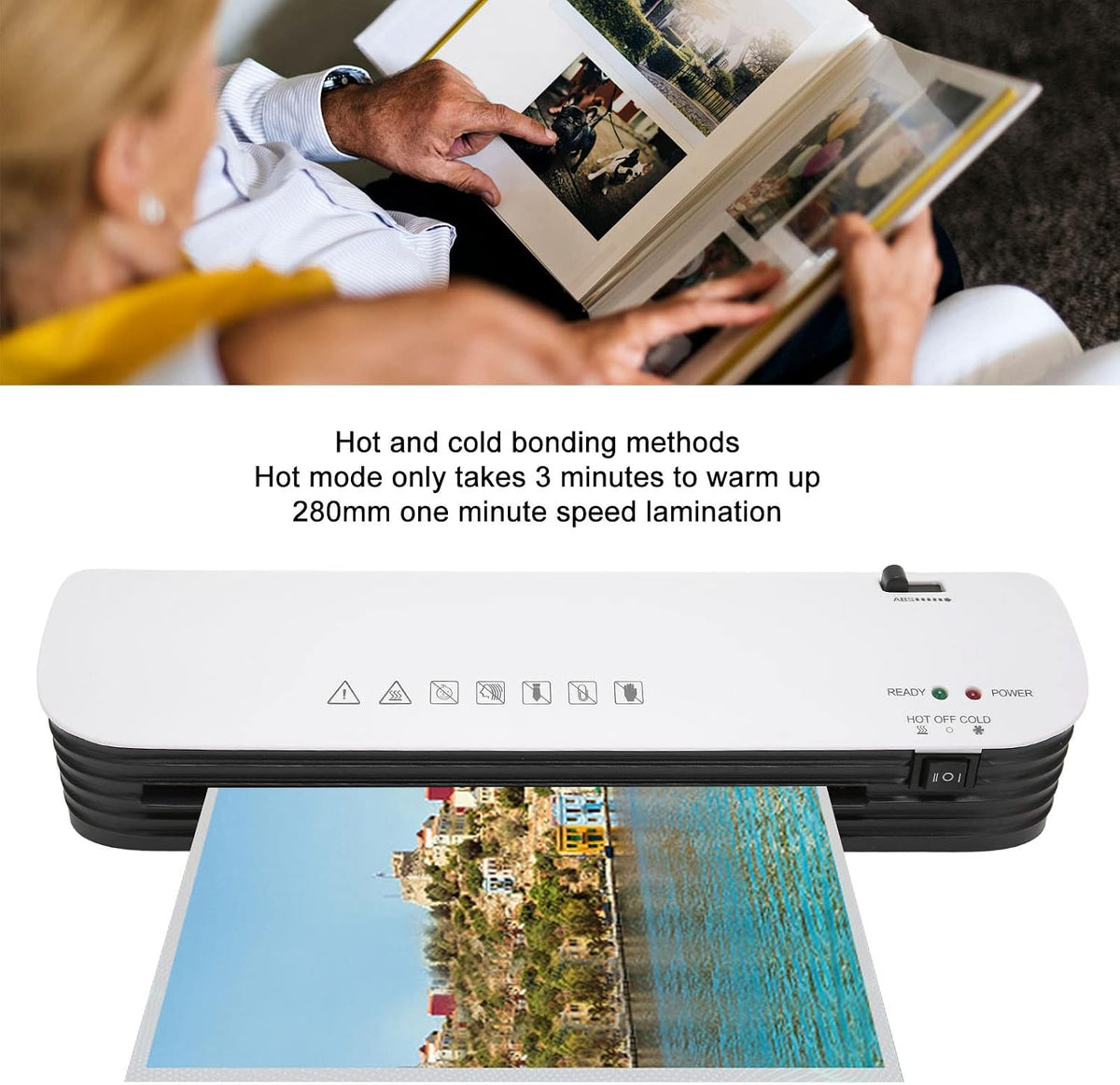 A4 Laminator Machine,Document Paper Laminating Laminator