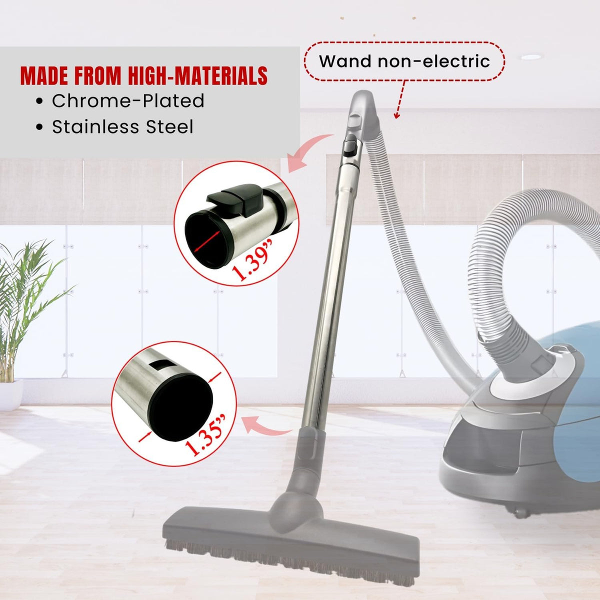 Miele Vacuum Telescopic Tube Replacement for Miele Vacuum Cleaners