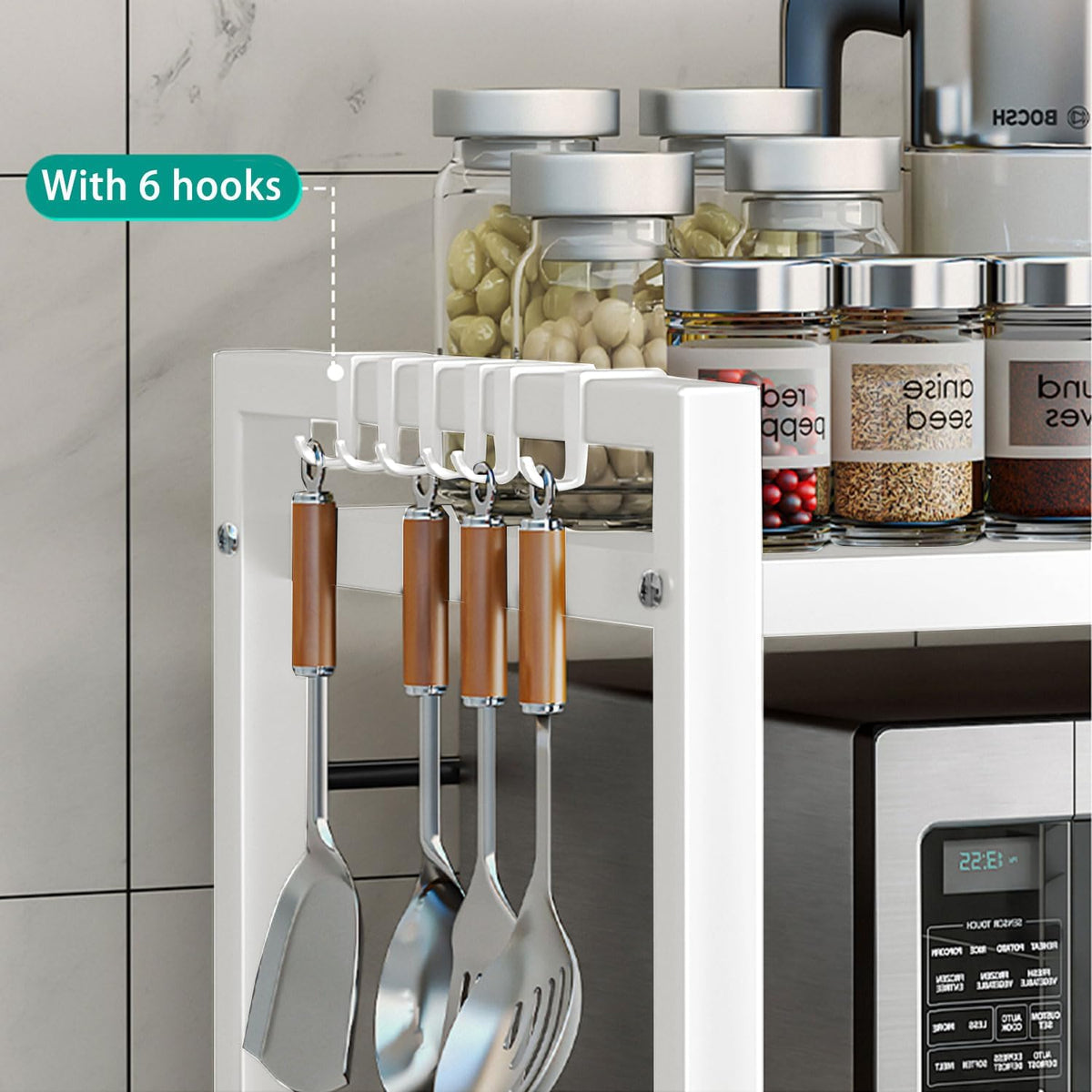 Microwave Shelf Rack Stand Kitchen Shelf Rack Stand