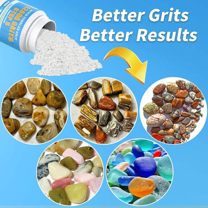 KomeStone Rock Tumbler Grits Kit 10 Lbs