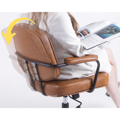 Retro Office Chair ( Tan Vintage )