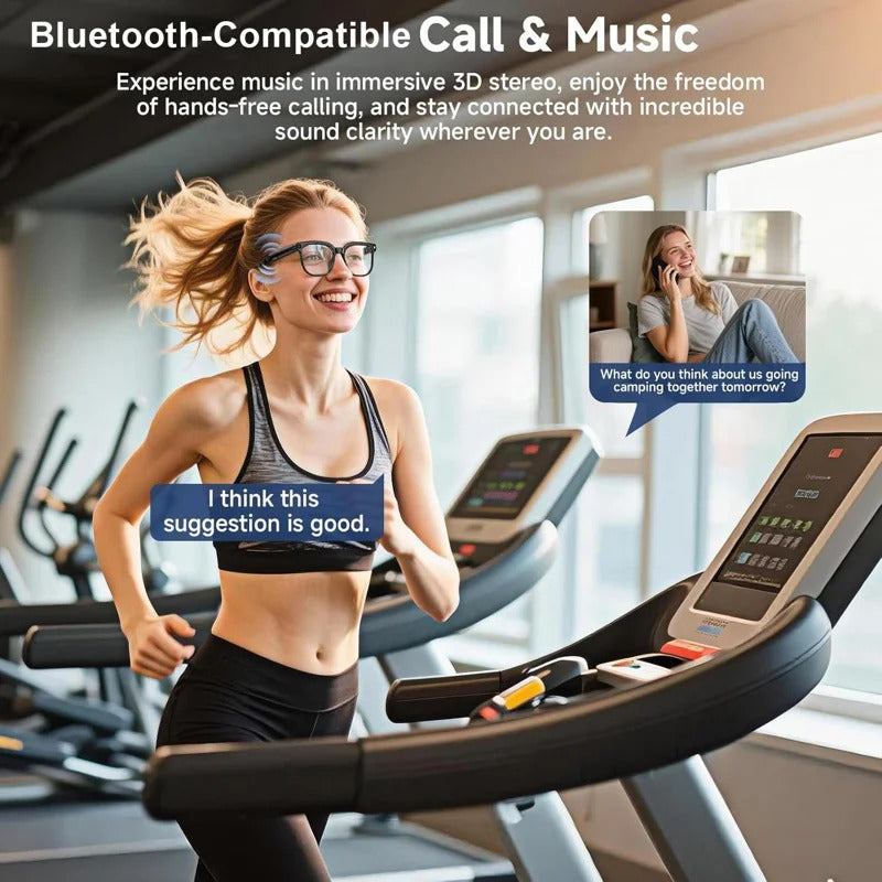 AI Smart Glasses with 8MP Camera, Real-Time Translation & Bluetooth Calling