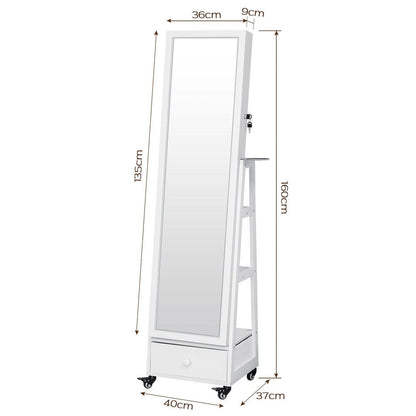 Jewellery Cabinet Armoire Storage Shelf