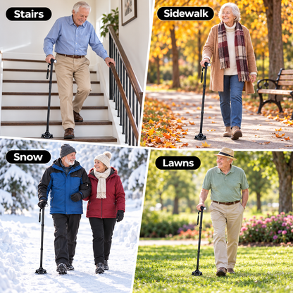 Folding Cane with Led Light Walking Stick