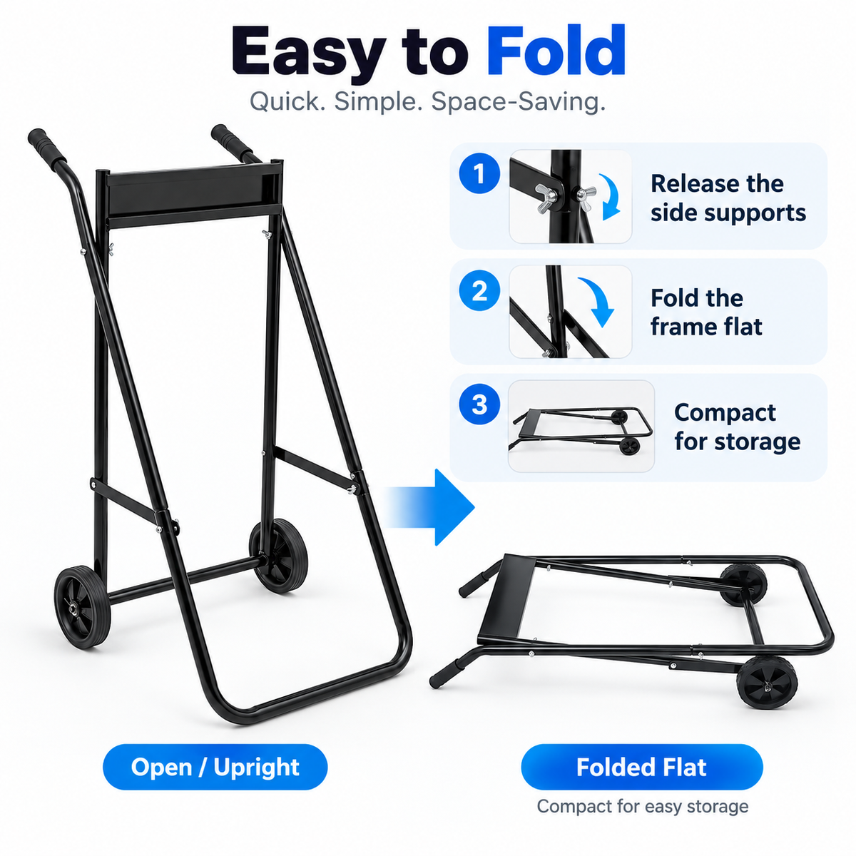Outboard Engine Motor Stand Trolley