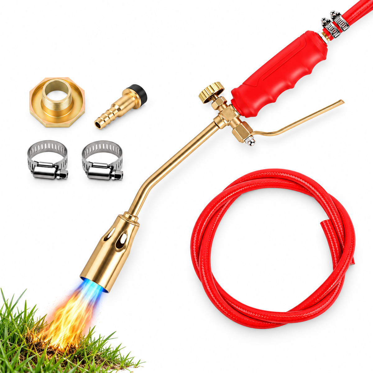 Liquefied Gas Torch Double Open Propane LPG Heating Torch