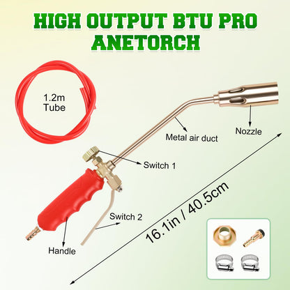 Liquefied Gas Torch Double Open Propane LPG Heating Torch