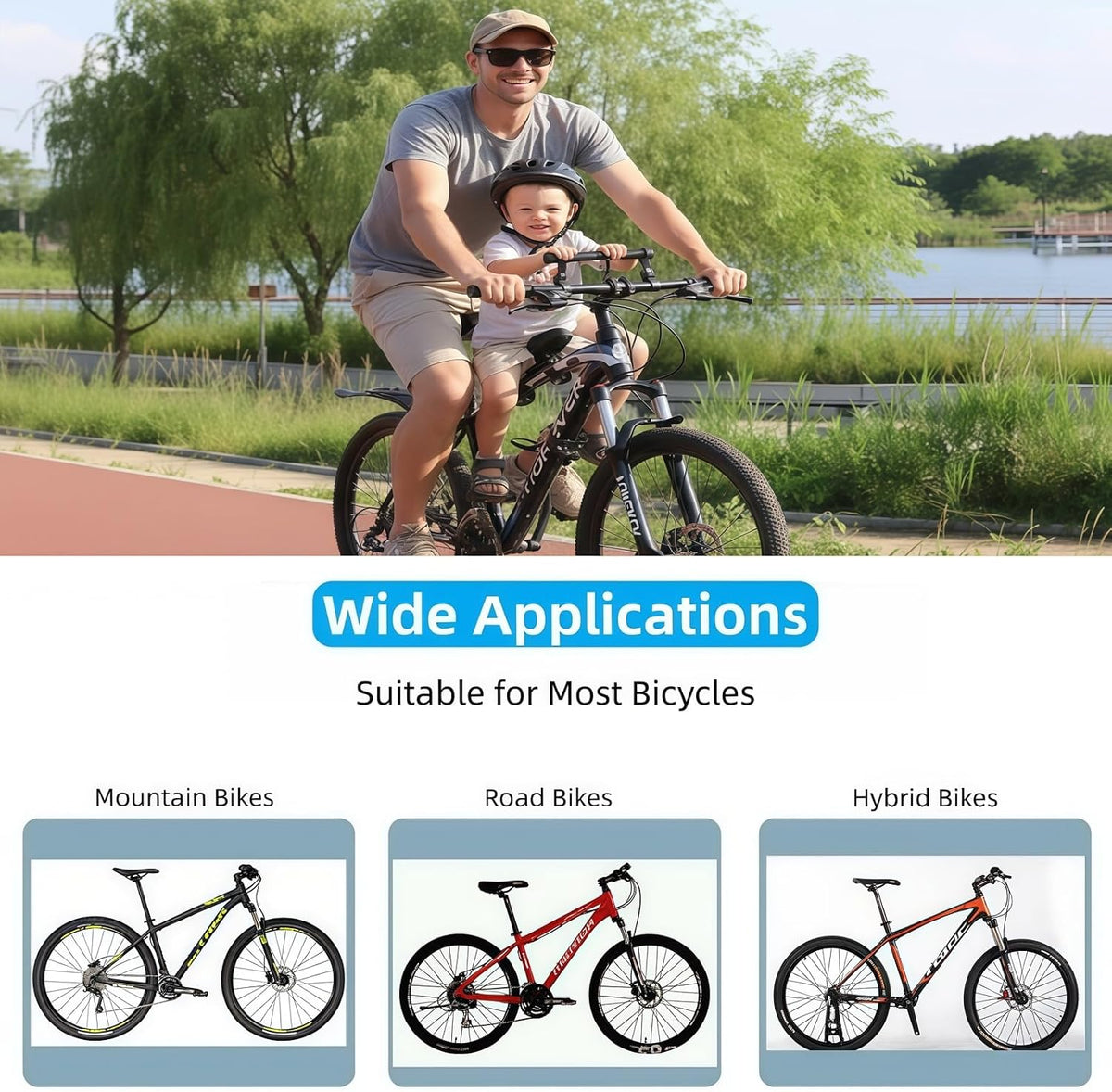 Kids Bike Seat Set