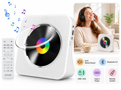 Rechargeable CD Player Bluetooth