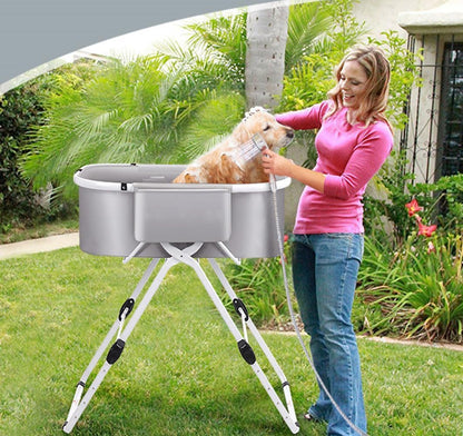 Dog Bath tub Elevated Dog Bath Tub