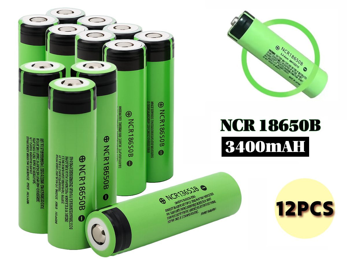 18650 Rechargeable Battery 12PCS