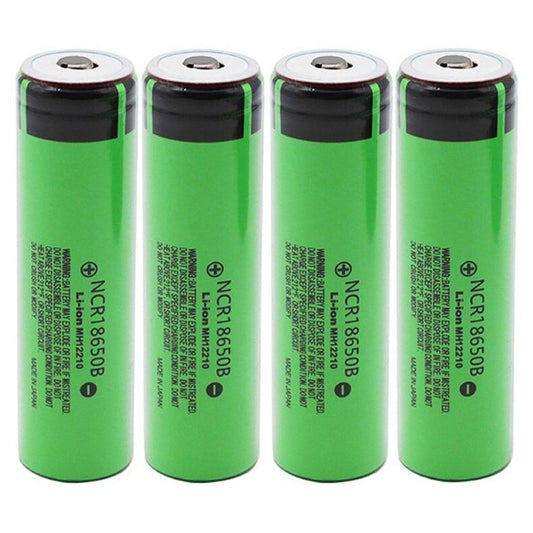 18650 Battery Rechargeable 4pcs