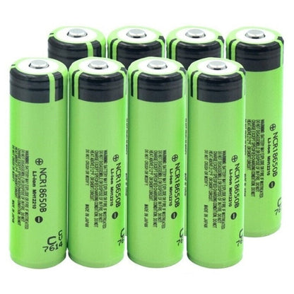 18650 Battery Rechargeable Batteries 8pcs