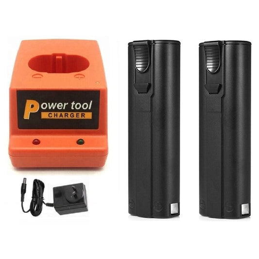 Paslode Battery Charger with 2 Paslode Battery 3AH