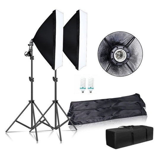 Softbox Lighting Kit Professional Studio Photography Light Kit