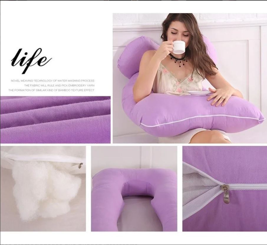 Pregnancy Pillow, U Shaped Full Body Pillow - The Shopsite
