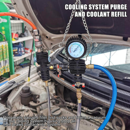 Radiator test connectors