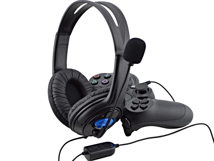 Ps4 Headset Gaming Headset,Wired Lightweight Headphones With Mic Volume Control For Ps4 Sony Playstation 4 /Pc - The Shopsite