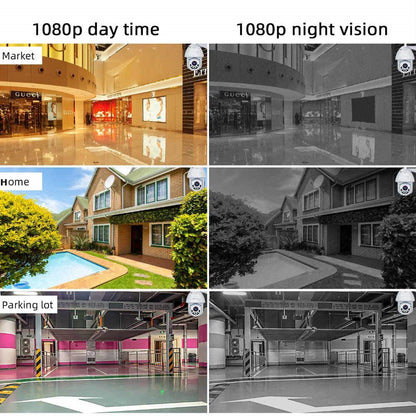 1080P PTZ WiFi Security Camera Includes 32GB Micro SD Card