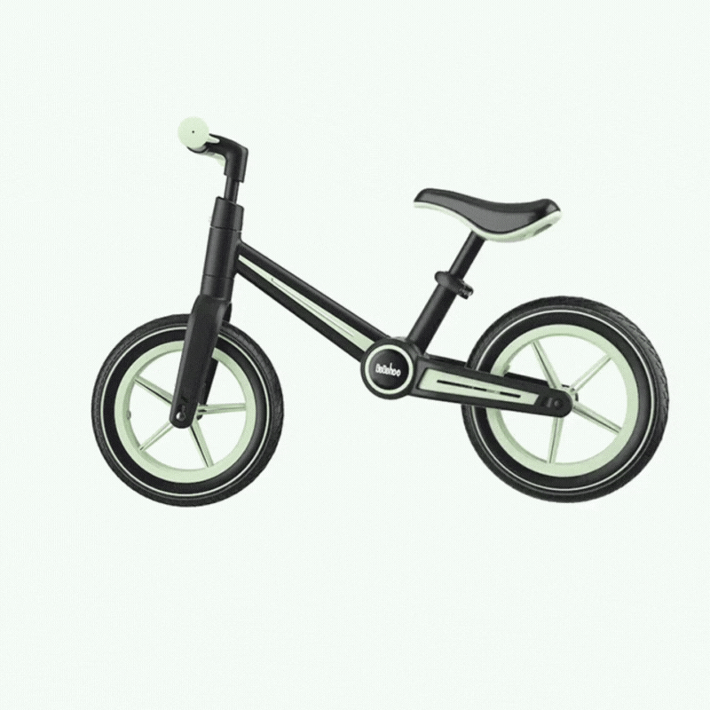 Premium Foldable & Adjustable Brown Racing Balance Bike | Bithday Gift for Kids Aged 2-5