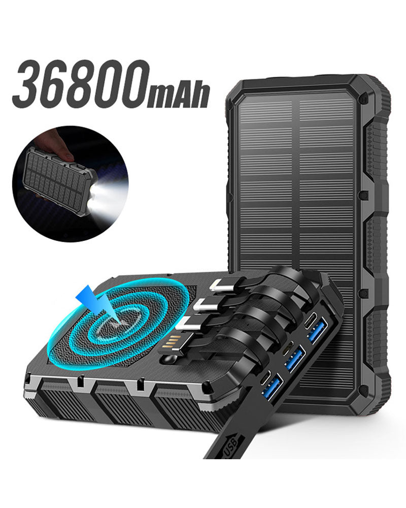 Portable solar battery pack