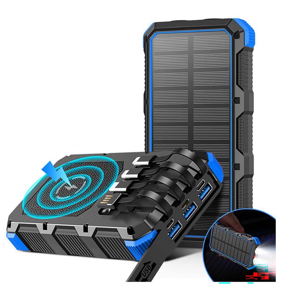 Wireless solar power bank