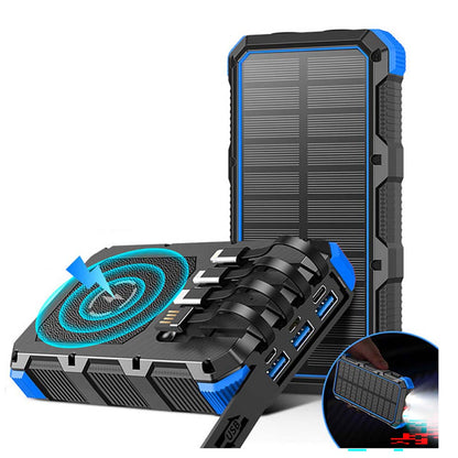 Wireless solar power bank